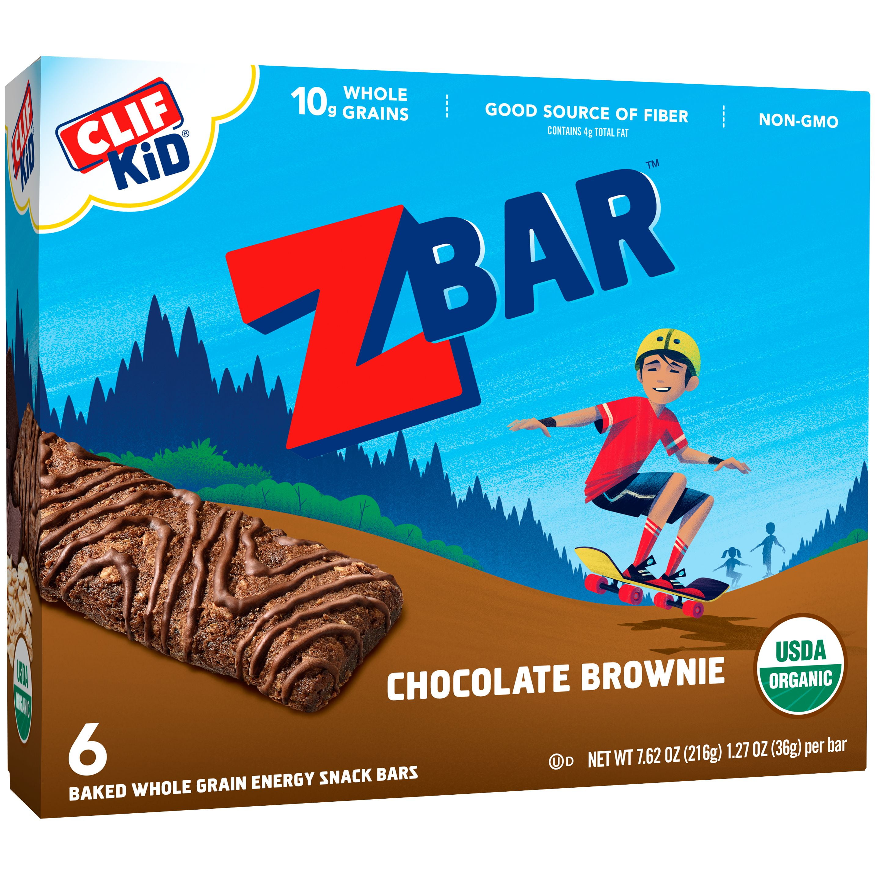 Clif Kid ZBAR Organic Granola Bars Chocolate Brownie 1.27 Ounce