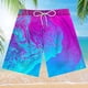 thumbnail image 2 of Hombres y mujeres Cinco puntos Deportes transpirables Surf Impresión 3D Playa Vacaciones Playa Pantalones cortos Bañadores Fridja  fhjkhfk461443, 2 of 3