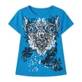 thumbnail image 2 of Women Grunge Shirts Emo Clothes Y2K Graphic Tee Short Sleeve Slim Fit Printed Fashion Casual Tee Shirts Summer Tops XL, 2 of 4