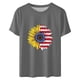thumbnail image 3 of Fiudx Ofertas Flash Artículos En Oferta Camisas de Manga Corta para Mujer, Estilo Independiente, para Mujer, 3 of 3