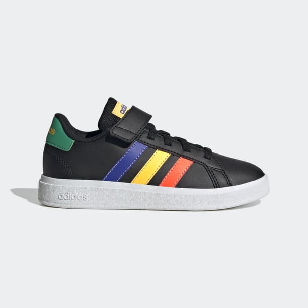 Tenis Adidas Grand Court 2.0 El HP8914 para Niño color Negro