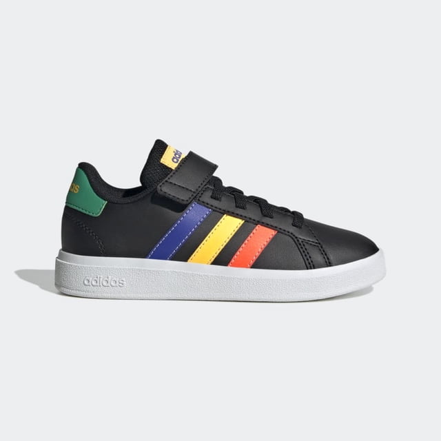 Tenis Adidas Grand Court 2.0 El HP8914 para Niño color Negro
