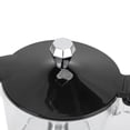 thumbnail image 3 of 6 Cups Stainless Steel Coffee Pot Italian Octagonal Household Brewing Coffee Moka Pot, 3 of 8