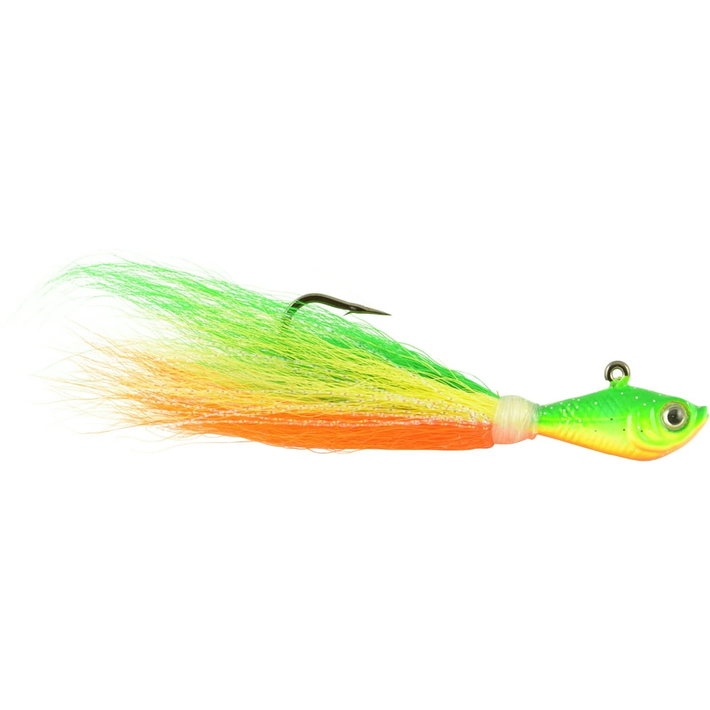 Spro Fishing Lure SBTJZC2 Prime Bucktail Jig 2 oz 7/0 Fishing Hook