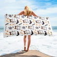 thumbnail image 6 of Girls Halloween Beach Towel, Halloween Aesthetic pumpkin ghost bat beach Towel, Summerween Birthday party Beach Towel, Hot Ghoul Summer Beach Towel Spooky Gothic Summerween Towel 29X58in, 6 of 6