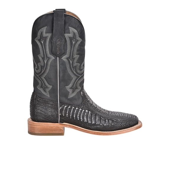 Corral Boots Mens Embroidered Wide Pull On Square Toe Cowboy Mid Calf Boo