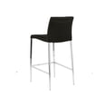 thumbnail image 4 of Tabouret de Comptoir Moderne Delta en Similicuir et Chrome - Qualité Commerciale, 4 of 5