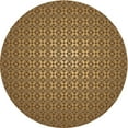 thumbnail image 1 of Ahgly Company Machine Washable Indoor Round Transitional Red Brown Area Rugs, 8' Round, 1 of 7