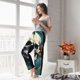 thumbnail image 5 of Fotbe Modern Hip-Hop Skull Pantalones de Pijama para Mujer, Pantalones de Dormir, Pantalones Pj con Cordón y Bolsillos-3X-Large, 5 of 6