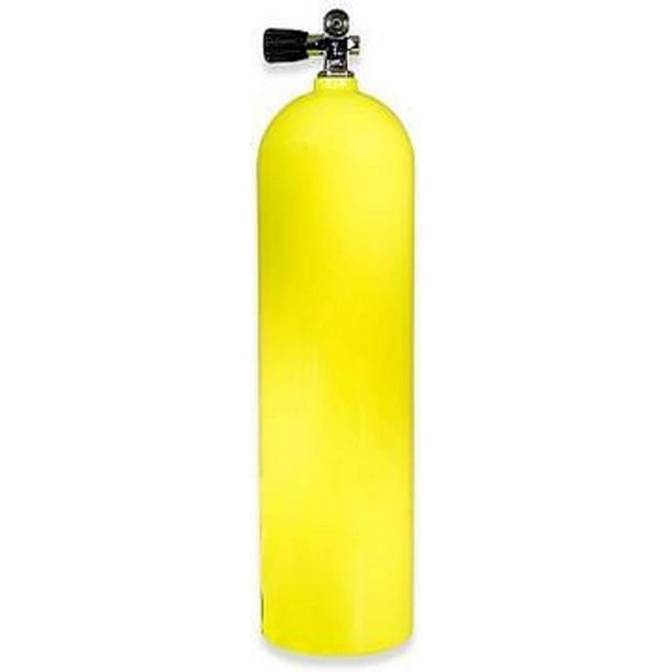 Sea Pearls 80 Aluminum Scuba Diving Air Tank 3000 PSI Yellow Delux K