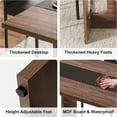 thumbnail image 5 of ANPOO 7 Piece Dining Table Set with 6 Chairs, 71" Kitchen Table & Chairs Set for 4-8 People, Rectangle Dining Table with Wooden Legs for Dining Room, Living Room, 5 of 9