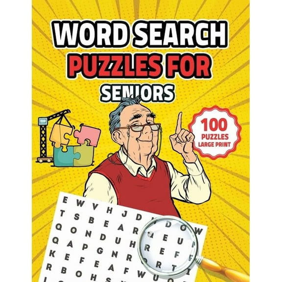 Word Search Puzzles for Seniors, (Paperback)