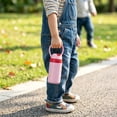 thumbnail image 7 of Daluvenix 14oz Kids Insulated Water Bottle with Straw Lids, 2-in-1 Straw and Chug Water Bottle for kids for Sports and School, Leakproof Stainless Steel Toddler Water Bottle BPA Free, Pink, 7 of 7