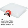 thumbnail image 2 of 18L Portable Plastic Collapsible Water Container with Faucet Screw Cap for Travel Kitchen, 2 of 5