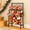 2 Tier, variant on Christmas Stocking Holder Stand for Floor Free Standing Stocking Hangers with Removable Hooks and Wheels Heavy Duty Metal Rack with Stable Base for Home Mantel Bathroom Towel Blanket Display