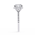 thumbnail image 4 of 3.28 CT Cushion Cut IGI Certified Lab Created Diamond 18k White Gold Engagement Anniversary Ring Solitaire With Accents Promise Ring For Her, 4 of 4