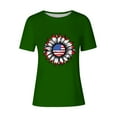 thumbnail image 4 of Simua Womens Summer Casual Short Sleeve Tops Patriotic T-Shirt 4th of July Shirt Fashion Printed Shirt, 4 of 4