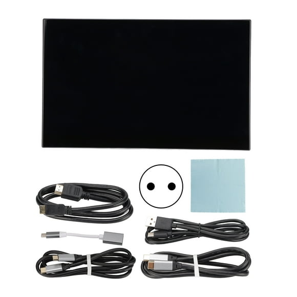 15.6inch 4K Touch Screen Touch Function IPS 3840×2160P Portable Monitor with Dual Speakers for Laptop PC PhoneEU Plug