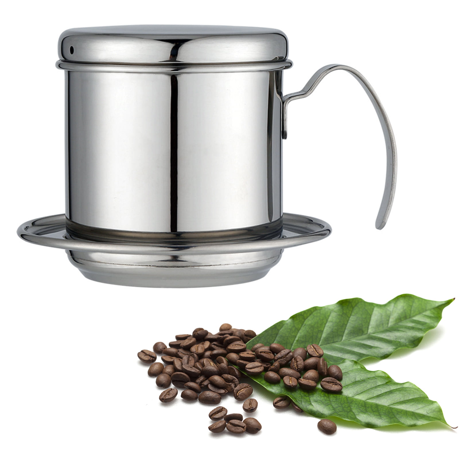 Vietnamese Stainless Steel Coffee Filter Drip Pot Maker Pot Office Practical 