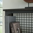 thumbnail image 5 of Sauder Steel River Industrial Desktop Hutch, Carbon Oak Finish, 5 of 10