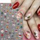 thumbnail image 3 of Calcomanías navideñas para decoración de uñas grabadas en 5D, 4 hojas, 3 of 9
