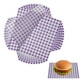 thumbnail image 1 of Uxcell 200 Pcs Hojas de Papel encerado para Alimentos, 7 x 7 Pulgadas, Papel para Envolver a Prueba de Grasa, Forros de Cesta para Sándwiches y Hamburguesas, Púrpura, 1 of 7