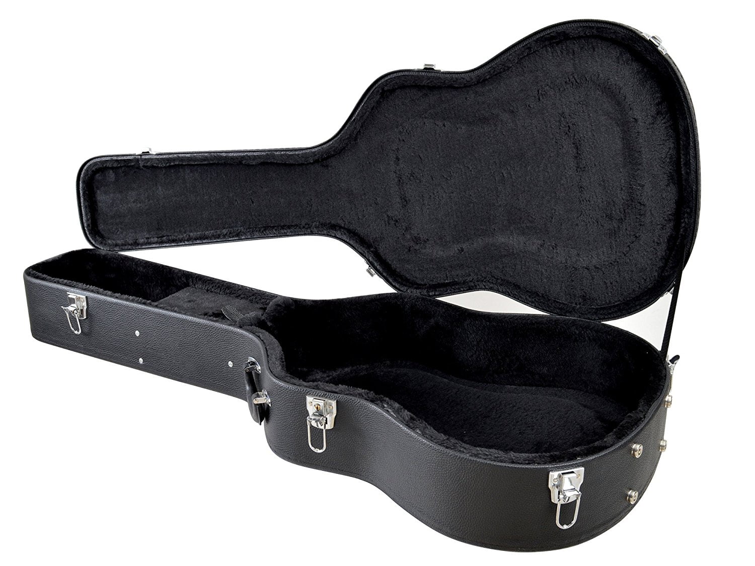 CALHOME Acoustic Guitar Hardshell Carrying Case Fits Most Acoustic