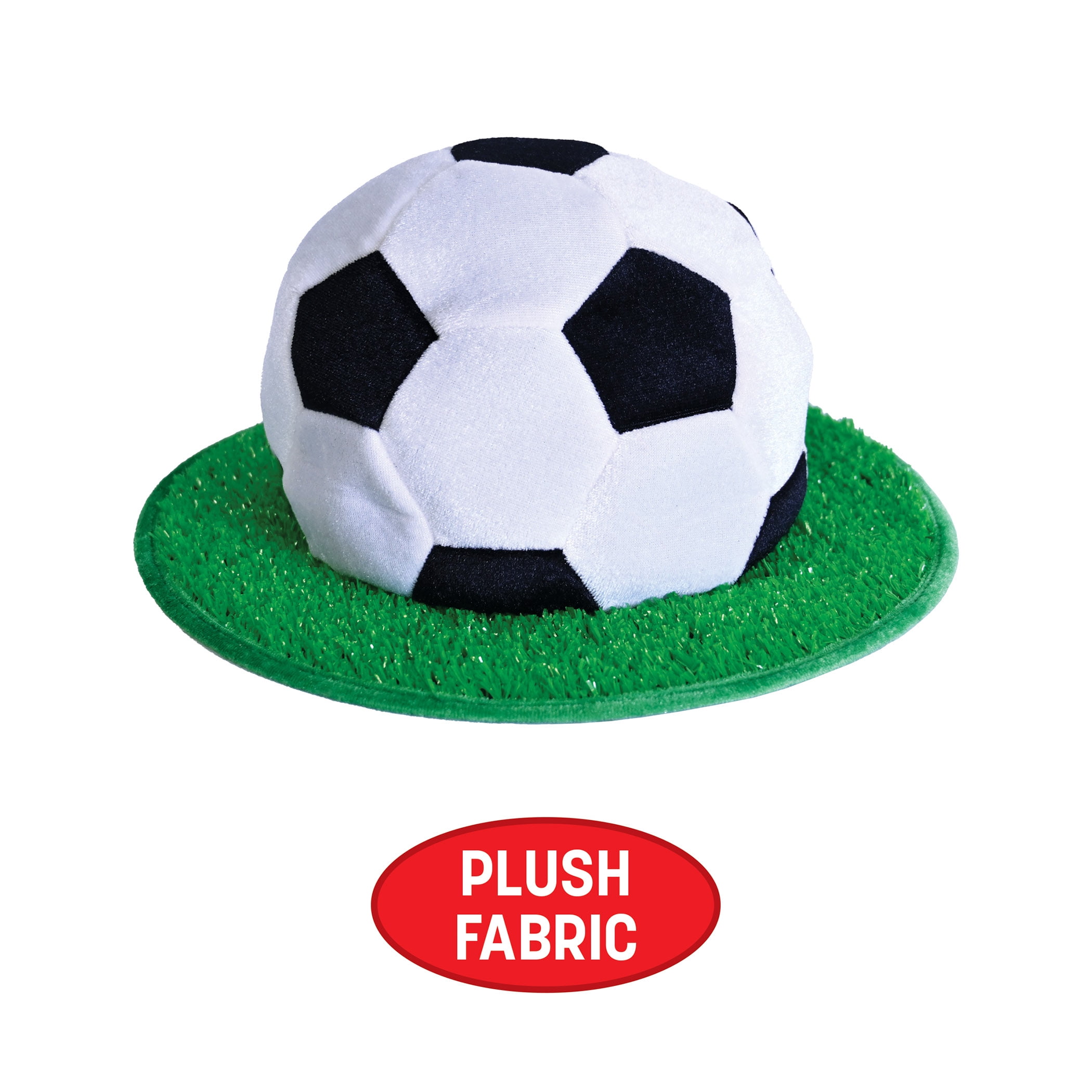 Plush Soccer Ball Hats, Pack of 2