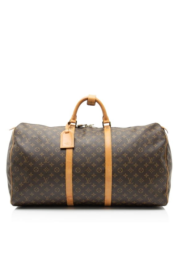 Pre-Owned Louis Vuitton Vintage Monogram Canvas Keepall 60 Duffle