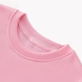 thumbnail image 5 of Oiyii Toddler Girl's Festive Graphic Sweatshirt Crew Neck Long Sleeve Halloween Pumpkin Bow Print Pullover Sweatshirts Holiday Kids Tops,Pink, 5 of 6