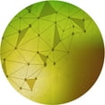 thumbnail image 1 of Ahgly Company Machine Washable Indoor Round Transitional Dark Yellow Green Area Rugs, 6' Round, 1 of 7