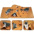 thumbnail image 5 of Tapis de Jeu Interactif pour Animaux, Tapis d'Activité Respirant Résistant aux Rayures pour Chat et Chien, Design Unique de Pétale, Feutre Doux et Épais pour Roulement Libre, Entraînement, 5 of 5