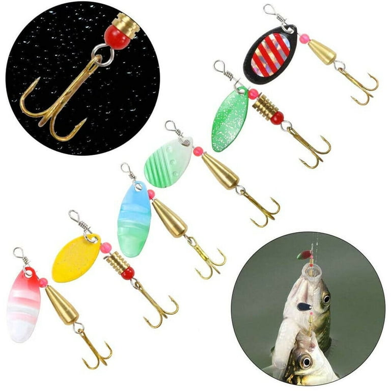 Linkpal 30pcs Fishing Lures Kit Set Spinnerbait for Bass Trout Walleye Salmon Assorted Metal Hard Lures Inline Spinner Baits Linkpal 30pcs Fishing Lures Kit Set Spinnerbait for Bass Trout Walleye Salmon Assorted Metal Hard Lures Inline Spinner Baits