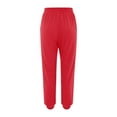 thumbnail image 6 of Summer Pants for Women Solid Color Jogging Pants With Drawstring Came Sweatpants Women Comfy Sweatpants Elastic Pant Casual Elastic Waist for Female Suits Work Business Casual 2x Pant RD2 XL, 6 of 6