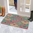 thumbnail image 5 of Bohemian Retro Color Diamond Pattern (7) Door Mat Welcome Door Mat for Front Door, Home Entrance, Yard, Floor, Patio, Non Slip Spring Summer Welcome Mat Indoor Outdoor Doormat 30"*17", 5 of 6