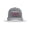 Heather Grey/White, variant on Men's Patriotic 250th Anniversary of America Swirled Flag Numbers Embroidered Mesh Back Trucker Hat-Black/White