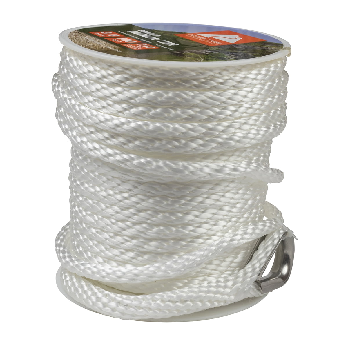 Braided Polyester rope 1/4"x100 feet  small boat anchor line 