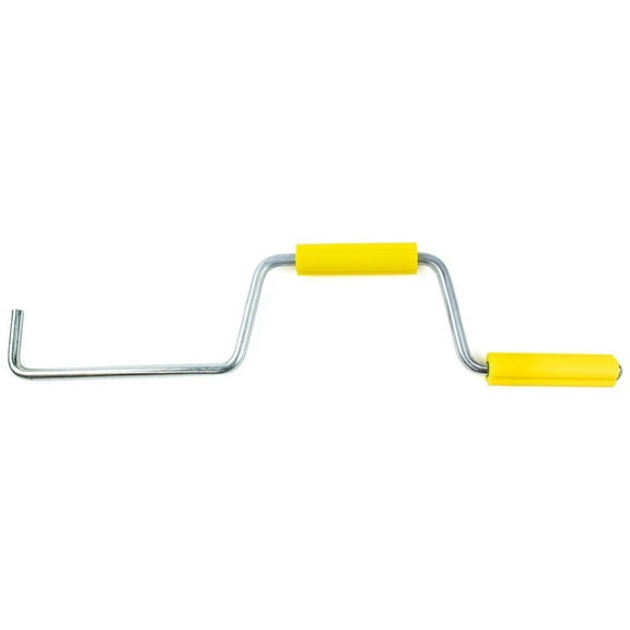 """DC Cargo Mall Easy Speedy Hand Roller for Winding Up Winch Straps | 18"""" Roll Up Bar for Flatbed Trailer Winches"""