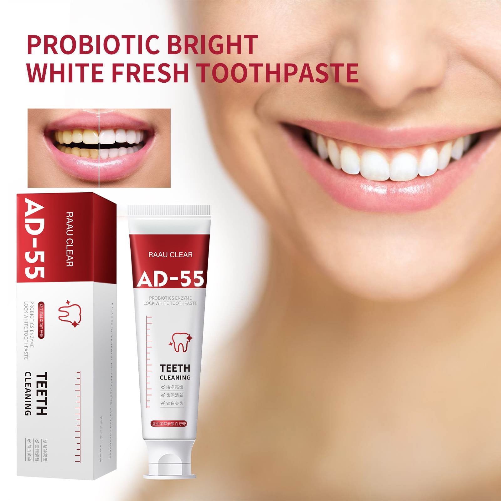 Kehuo Probiotic Toothpaste Refreshes Breath, Eliminates Tooth Stains