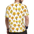 thumbnail image 2 of Wukai Qutumn Tree Print Men's Short-Sleeved Mesh T-Shirt,Quick-Dry Short Sleeve Workout T-Shirt-XX-Large, 2 of 8
