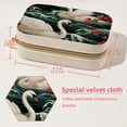 thumbnail image 5 of Swan Velvet Portable Bracelet Holder with Removable Compartment - Storage Box, Jewelry Box, and Jewelry Stand - Gift, 5 of 7