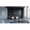 thumbnail image 2 of AFX  Indra 44'' LED Linear Pendant Satin Brass, 2 of 2