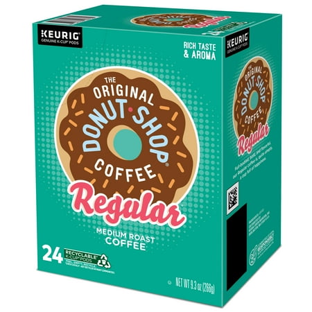 The Original Donut Shop - Regular Keurig Single-Serve K-Cup Pods, Medium Roast Coffee, 24 Count