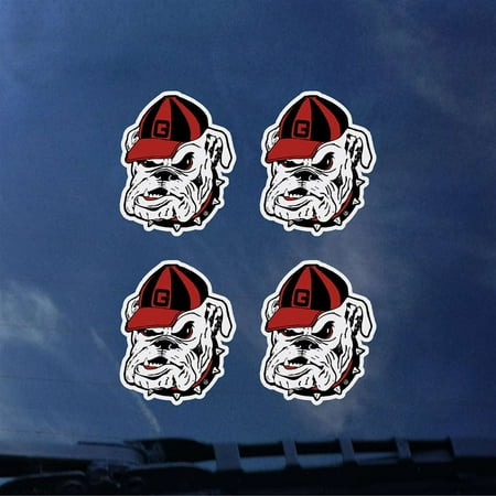 - Georgia Bulldogs Transfer Decals - Set of 4