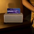 thumbnail image 1 of Puntoco Retro Bluetooth Estéreo Hifi Calidad de sonido Duradera 66 mm Bobina de voz de frecuencia completa Altavoz grande HD Talk Radio Fm Estación de búsqueda automática, 1 of 8
