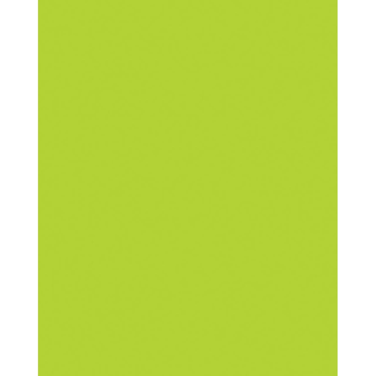 UCreate® Neon Coated Poster Board, Neon Lime, 22" x 28", 25 Sheets