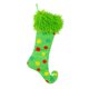 thumbnail image 2 of xihome Calcetn navideño de punto con diseño de caramelo bordado, ideal para regalo navideño (43 x 17 cm)., 2 of 6