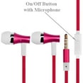 thumbnail image 6 of Premium Sound Red Earbuds Hands-free Earphones w Mic Dual Metal Headphones Headset In-Ear Wired [3.5mm] NZZ for LG Spree, Stylo 2 Plus V 3 Plus, Tribute 2 5 HD, Volt 2, X Charge Power Venture, 6 of 6