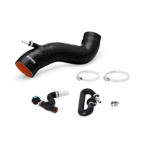 Mishimoto MMHOSE-FIST-16IHBK Silicone Induction Hose Compatible With Ford Fiesta ST 2016-2018 Black