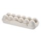 thumbnail image 3 of Kearding Caja de almacenamiento de huevos 18 rejillas se pueden superponer Caja de almacenamiento de huevos Refrigerador Contenedor de huevos Organizadores de utensilios de cocina Caqui 12 rejilla, 3 of 6